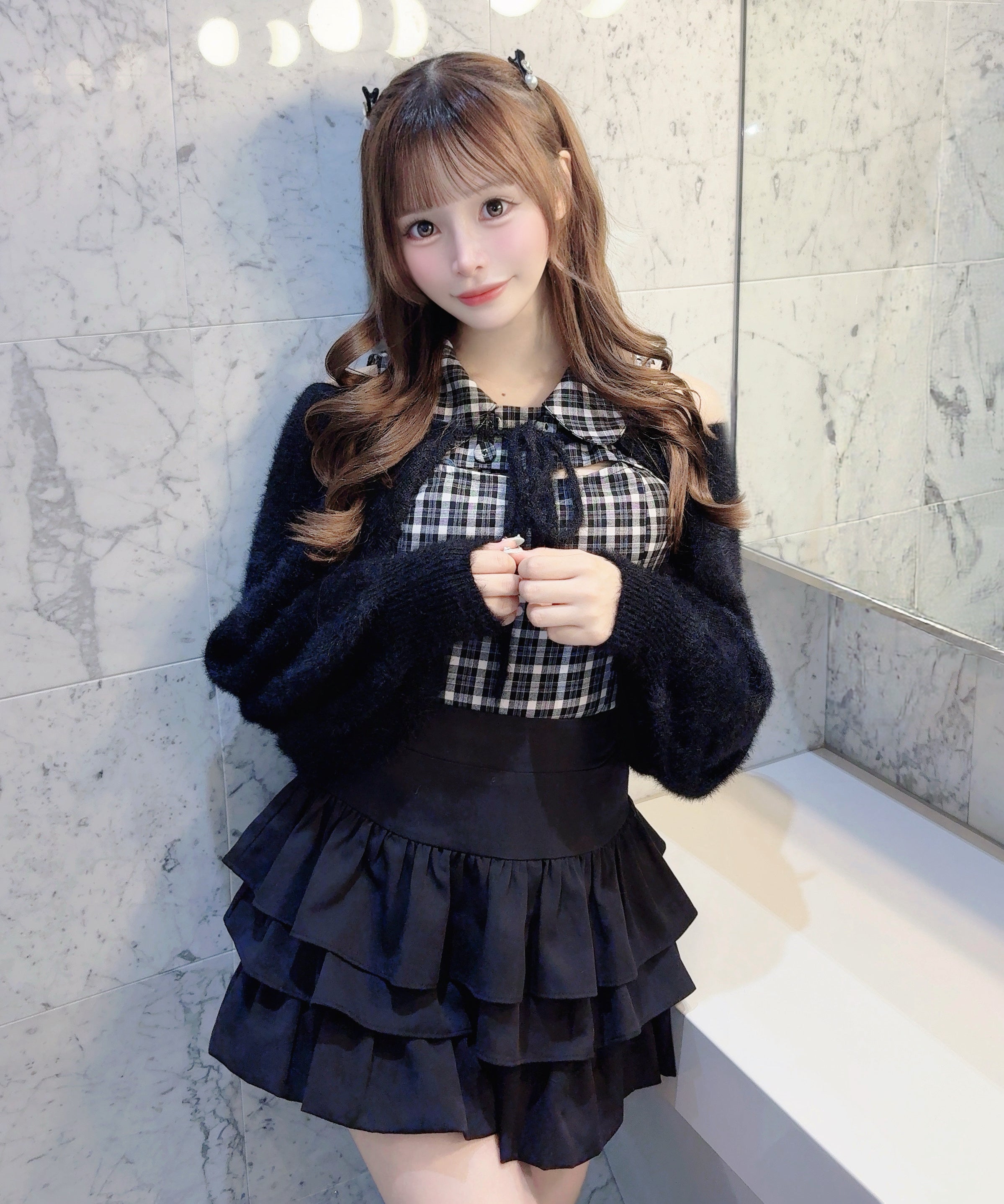 フェザーボレロアンサンブルトップス
