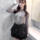 【10月9日(金)発売スタート】レイヤード風配色ニット
