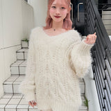 【予約商品12月中旬発送】バックリボンダーリンニット