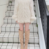 【予約商品12月中旬発送】バックリボンダーリンニット