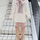 【予約商品12月中旬発送】バックリボンダーリンニット