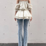 【SALE】２wayリボンペプラムワンピース