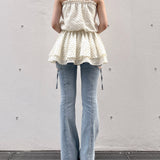 【SALE】２wayリボンペプラムワンピース