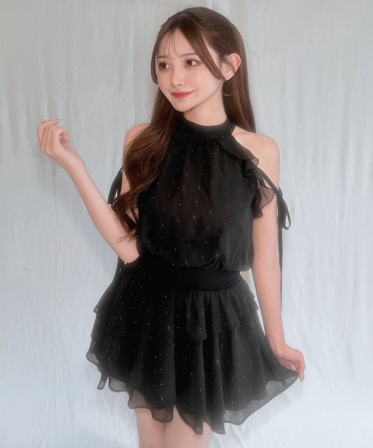 アメスリフリルミニワンピース