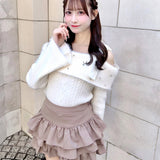 【10月9日(金)発売スタート】オフショルリボンニット