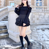 【10月9日(金)発売スタート】オフショルリボンニット