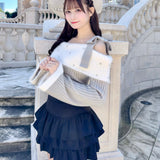 【10月9日(金)発売スタート】オフショルリボンニット