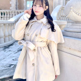 【10月9日(金)発売スタート】ケープ付きコート