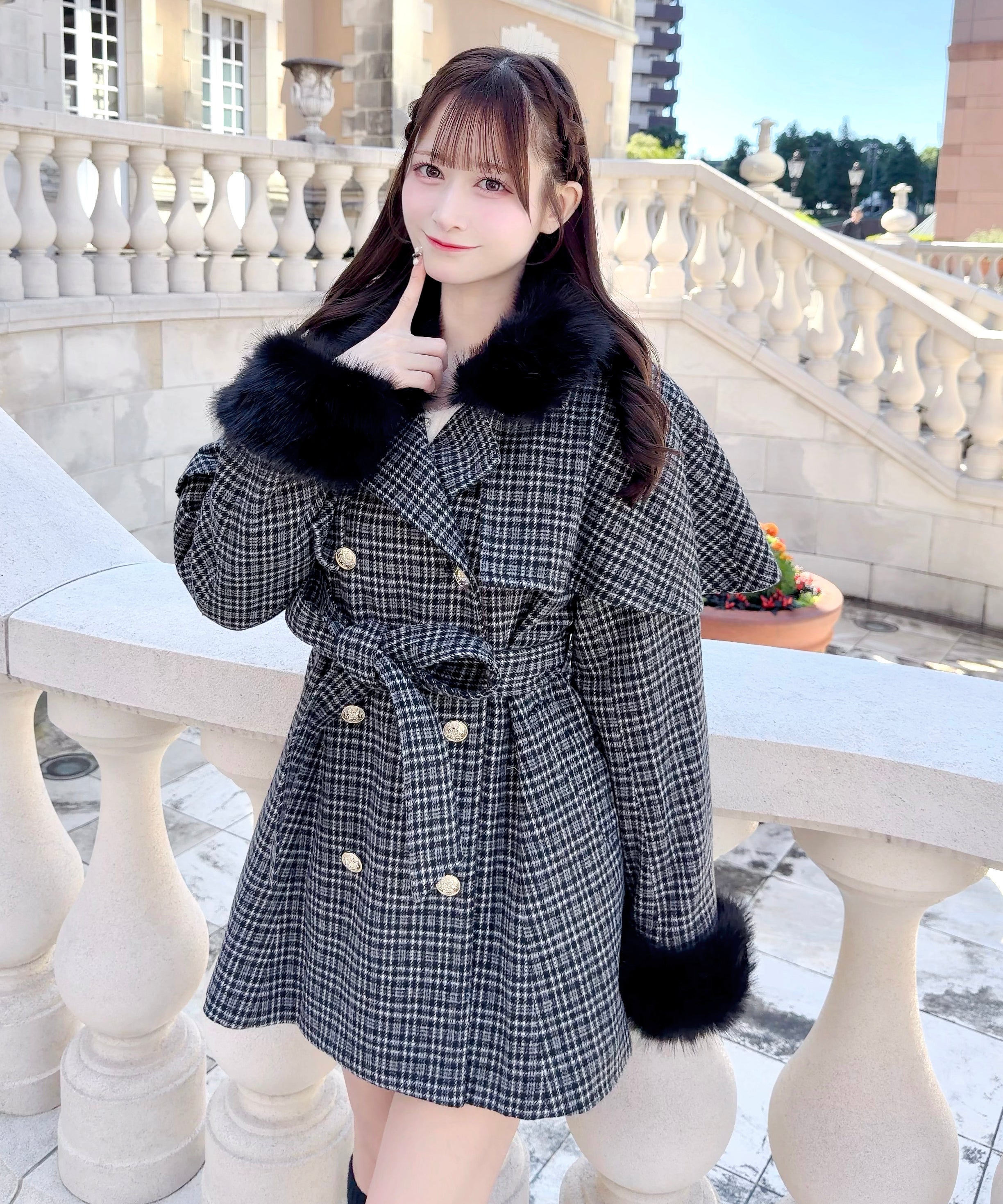10月9日(金)発売スタート】ケープ付きコート – PARK by one way