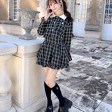 ファー付きバイカラーセットアップ