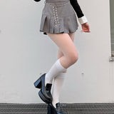 ラメプリーツビジューベルトスカパン