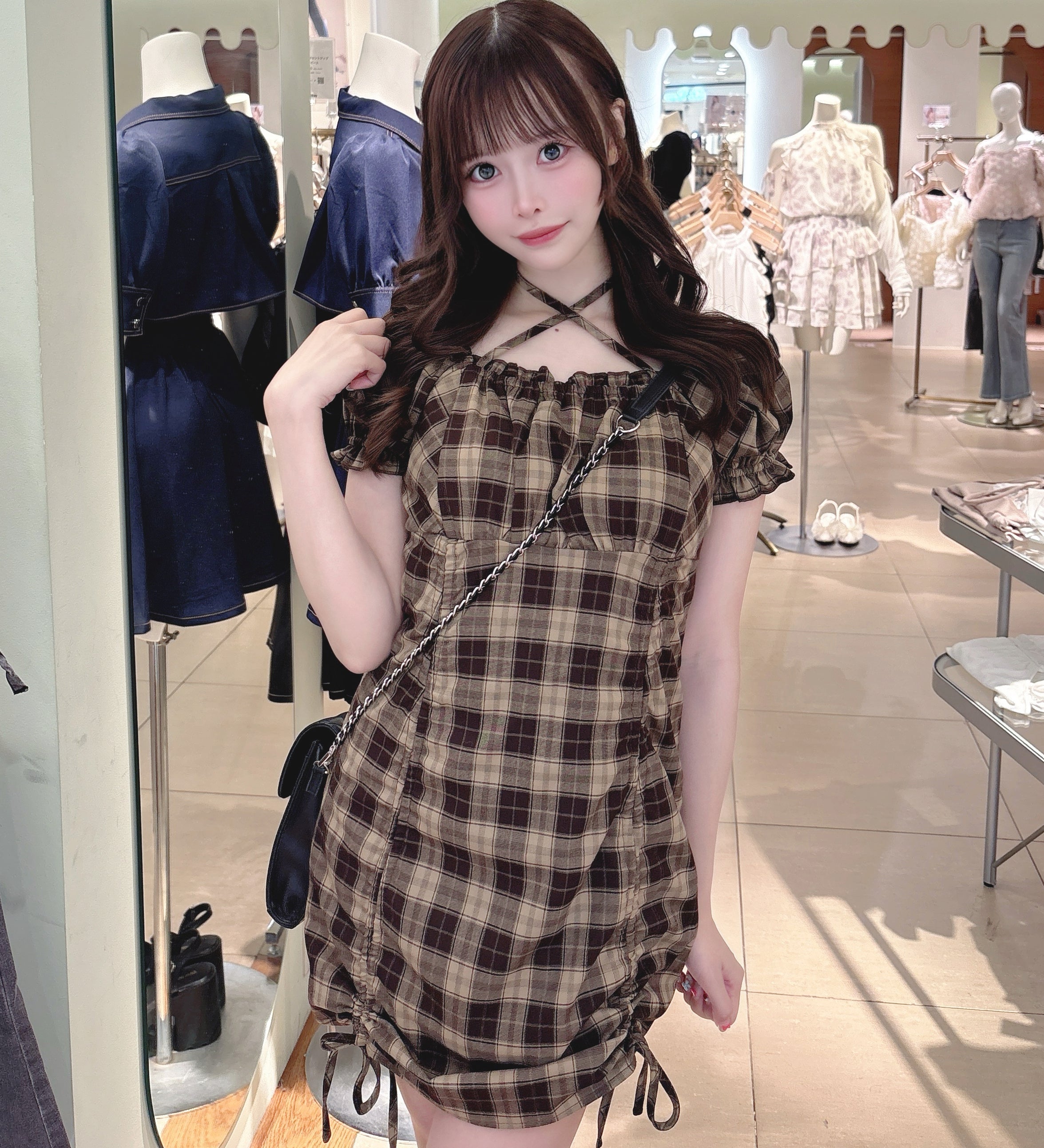 【5月29日(金)発売スタート】ギャザーミニワンピース