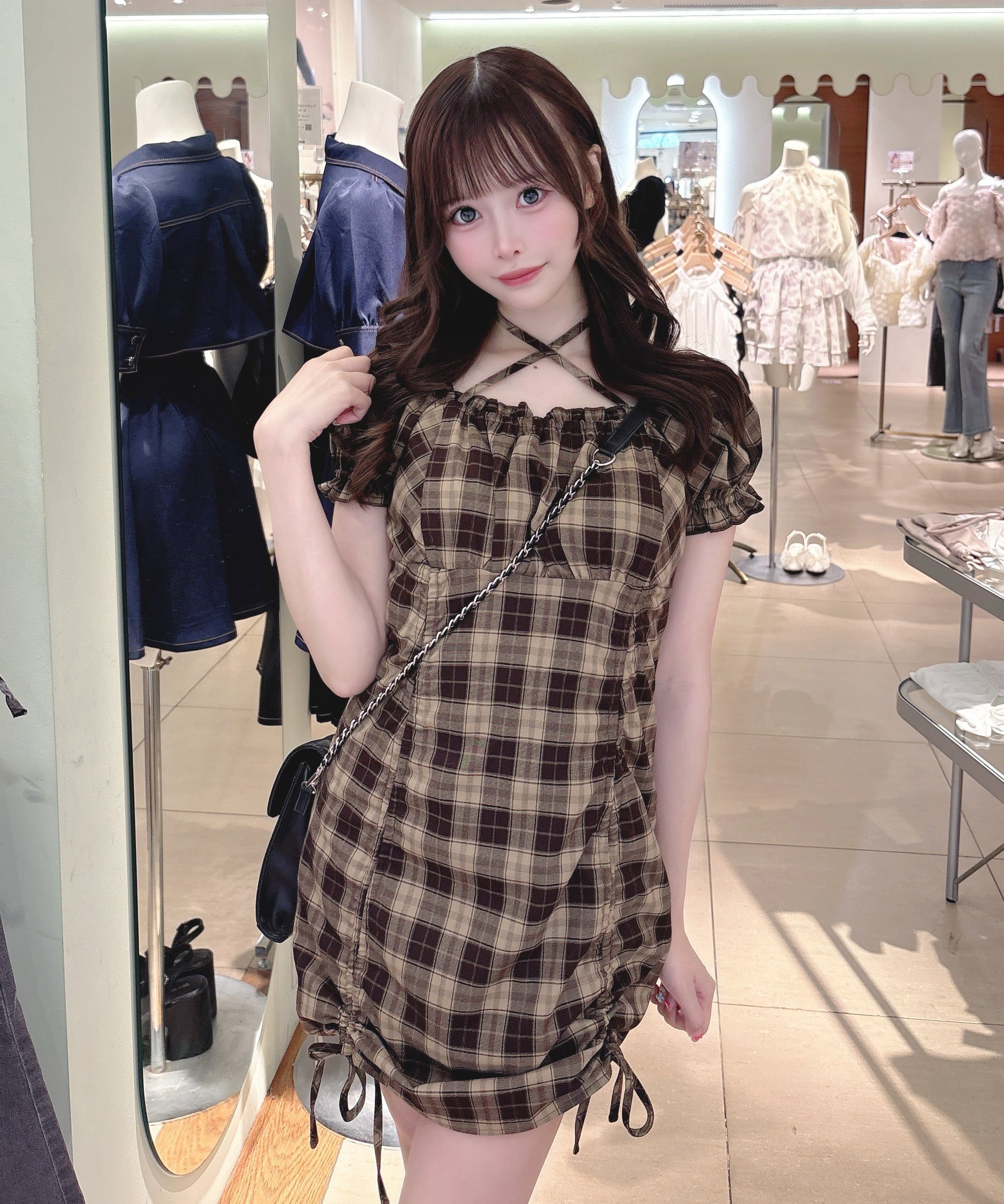 【5月29日(金)発売スタート】ギャザーミニワンピース