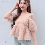 【予約商品 5月上旬発送】3wayローズペプラムチュニック