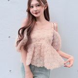 【予約商品 5月上旬発送】3wayローズペプラムチュニック