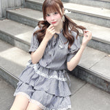 【SALE】ティアードシャツワンピース