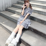 【SALE】ティアードシャツワンピース