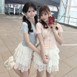 【SET UP対応♡】レースパーカートップス