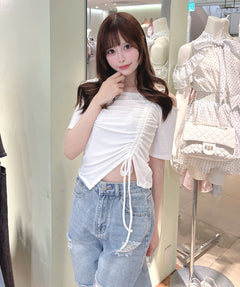 【SALE】アシメドロストカットソー