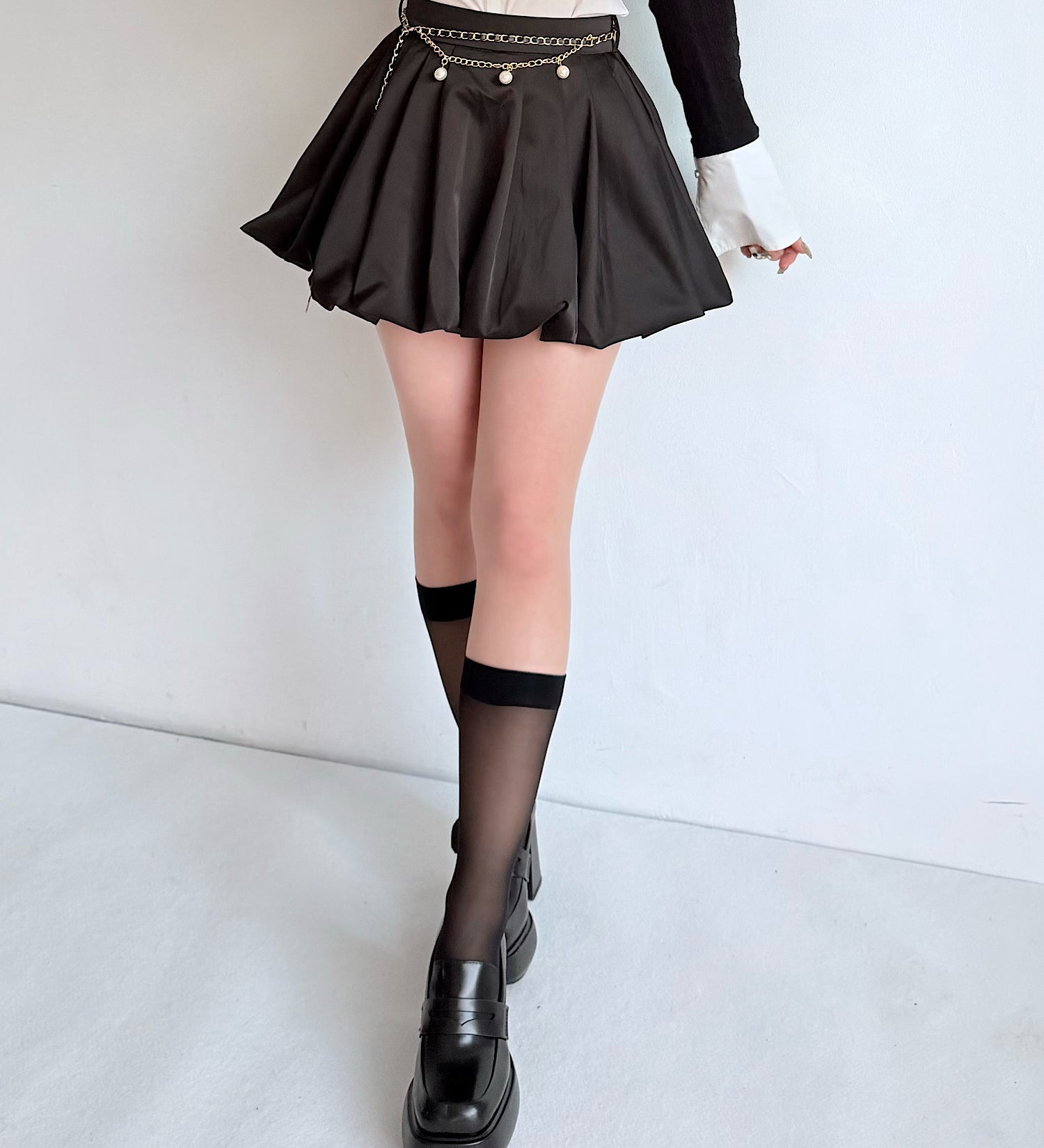 【予約商品1月下旬発送】チェーンベルトバルーンスカパン