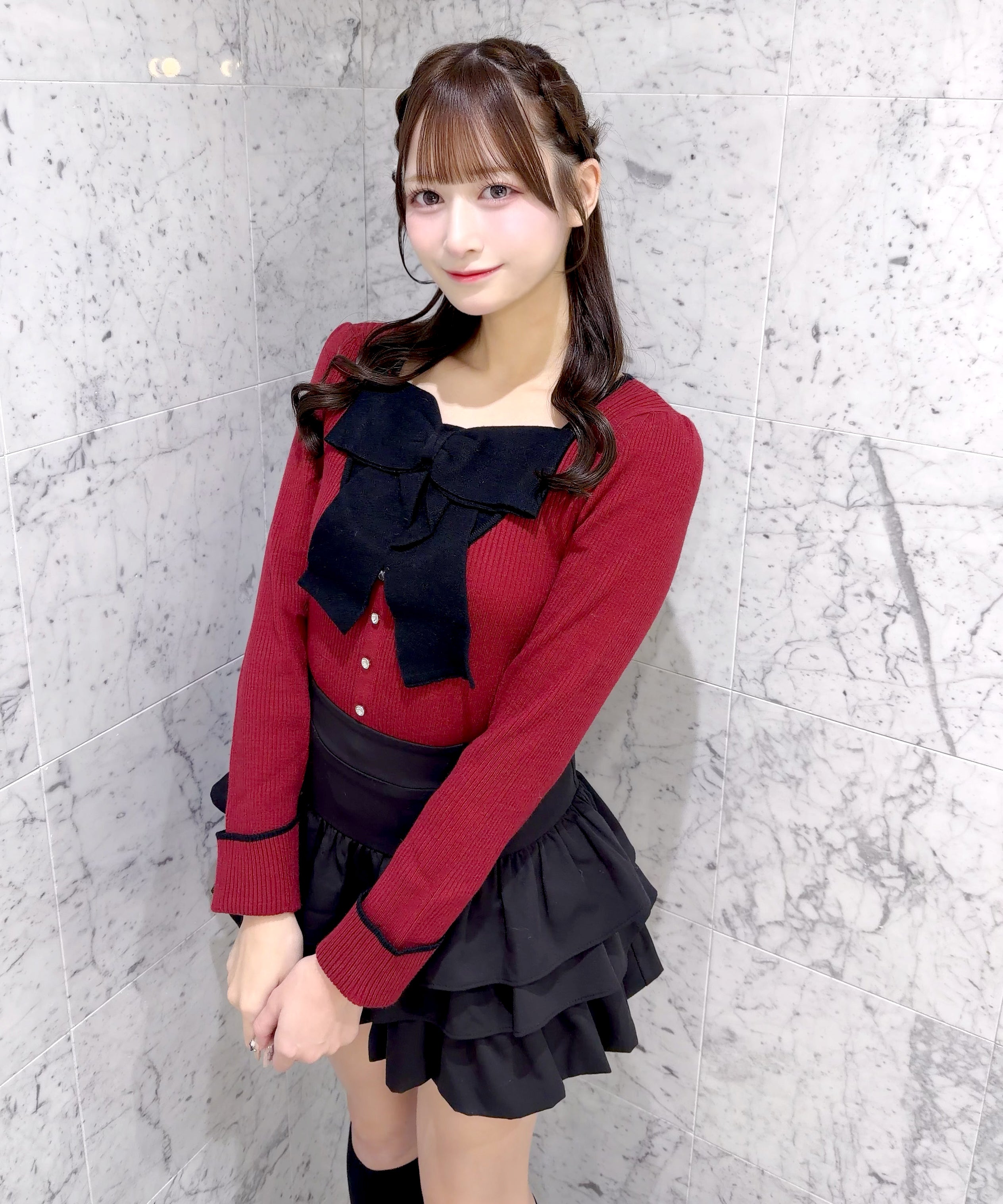 【10月16日(金)発売スタート】リボンレイヤードニット