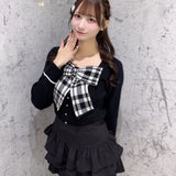 【10月16日(金)発売スタート】リボンレイヤードニット