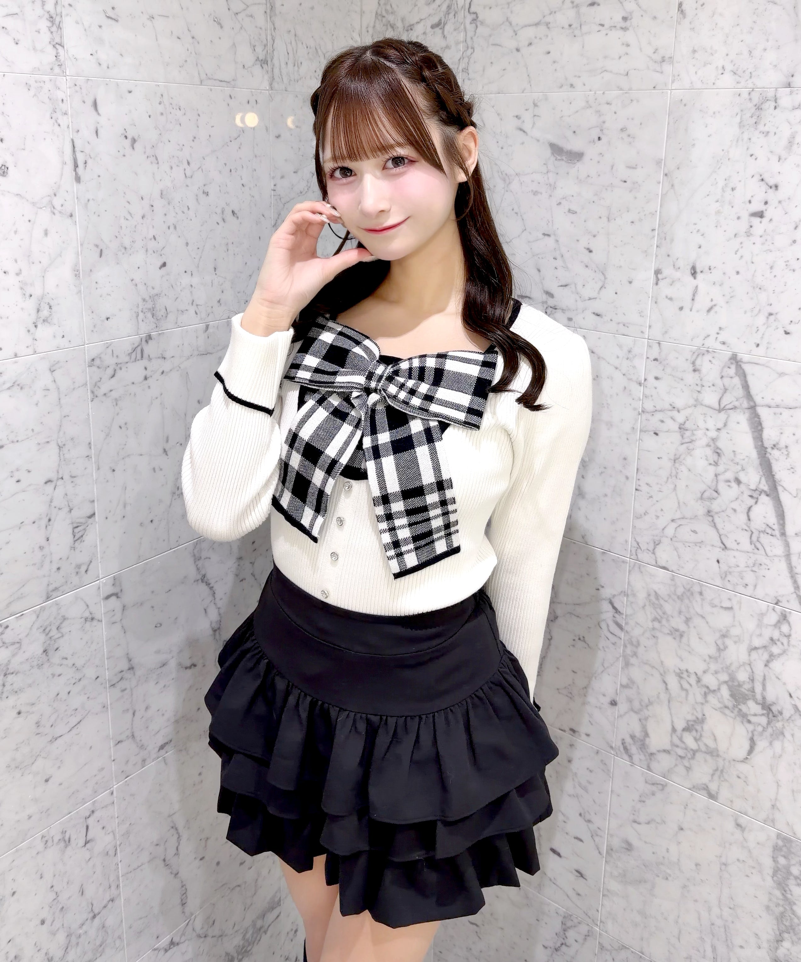 【10月16日(金)発売スタート】リボンレイヤードニット