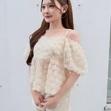 【予約商品 5月上旬発送】3wayローズペプラムチュニック