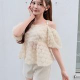 【予約商品 5月上旬発送】3wayローズペプラムチュニック