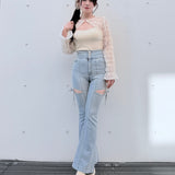 フェザーボレロアンサンブルトップス