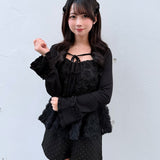 【一部予約商品】ローズペプラムキャミ