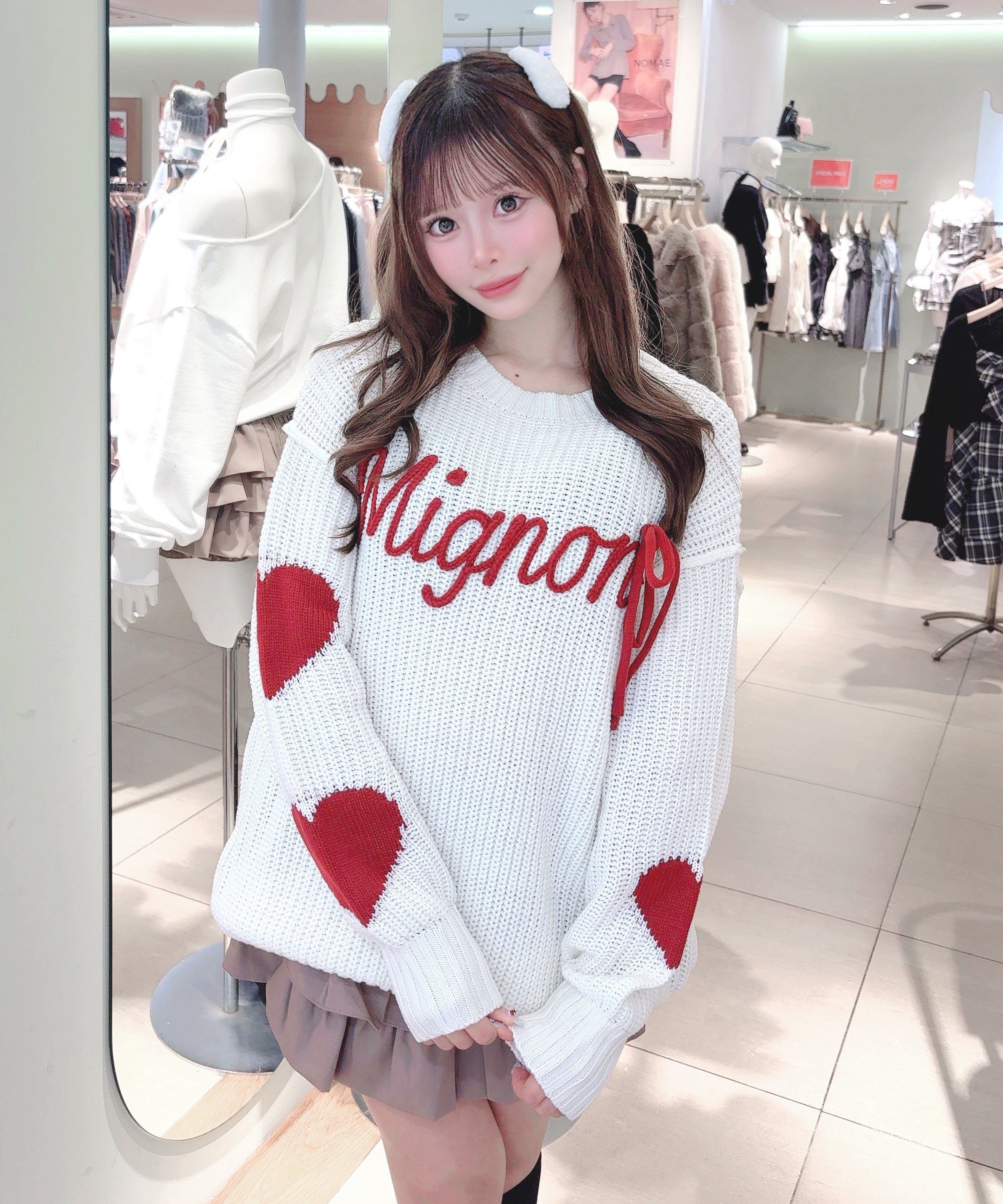 【10月9日(金)発売スタート】ハートジャガーニット