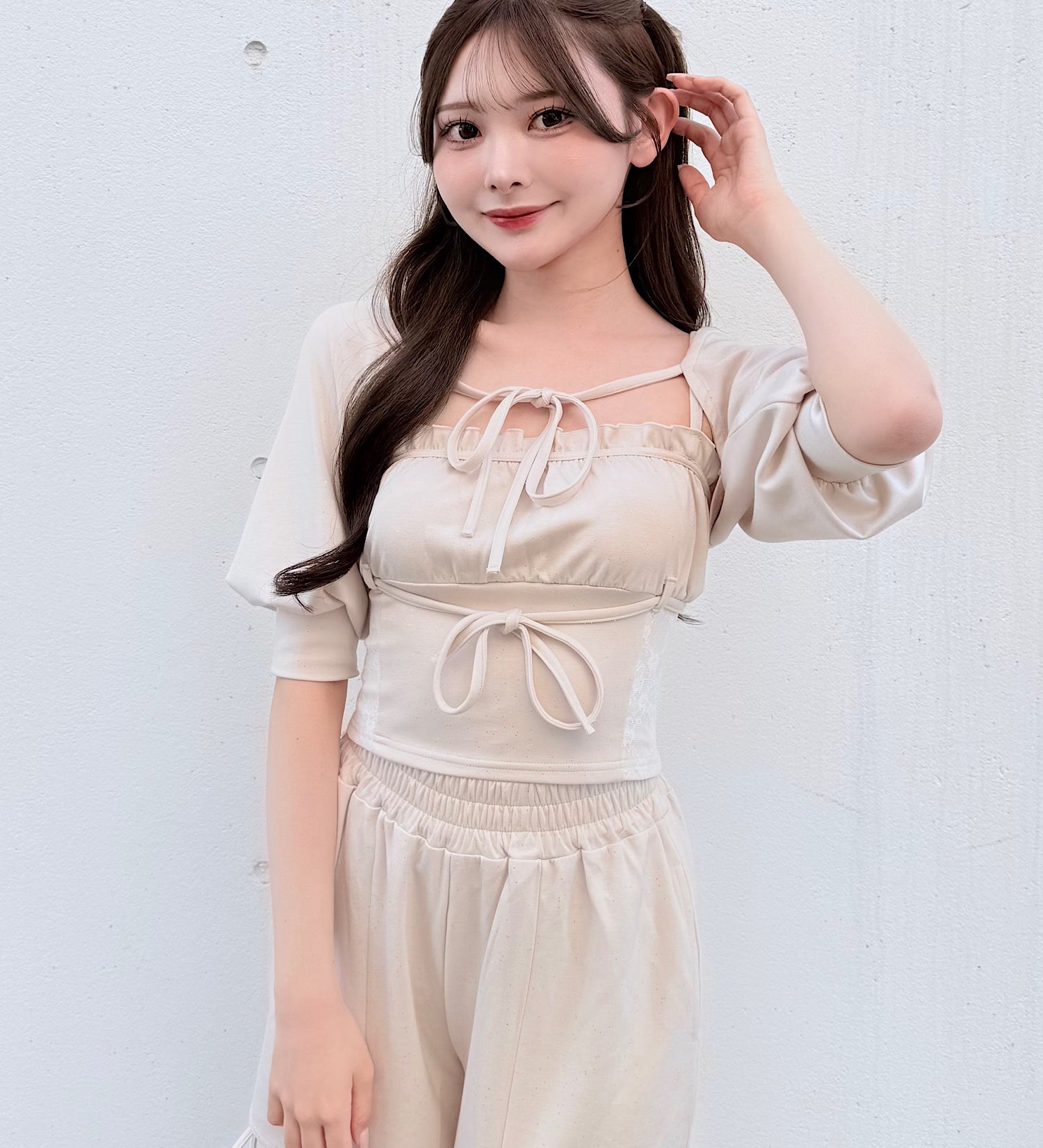 【予約商品5月中旬お届け】スエットベアキャミボレロセット