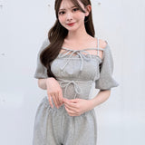 【予約商品5月中旬お届け】スエットベアキャミボレロセット