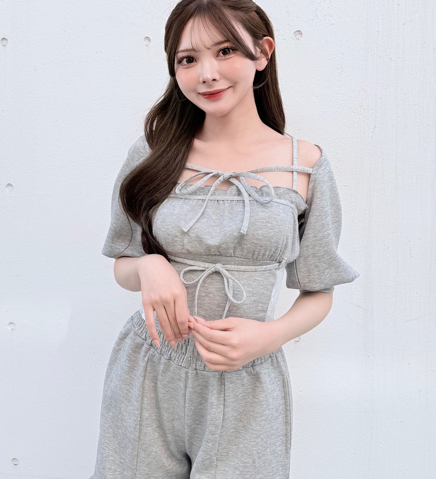 【予約商品5月中旬お届け】スエットベアキャミボレロセット