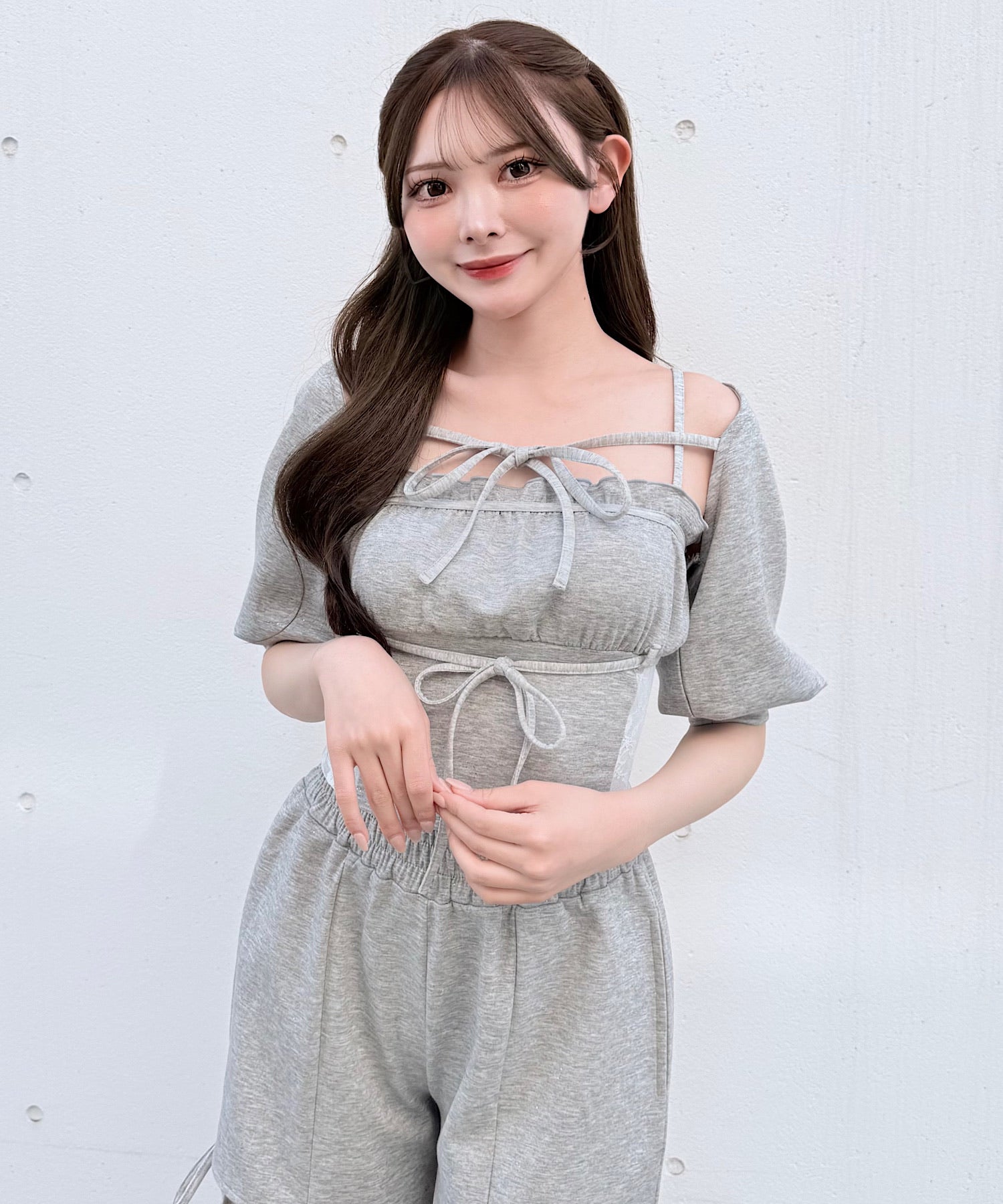 【一部予約商品6月上旬お届け】スエットベアキャミボレロセット