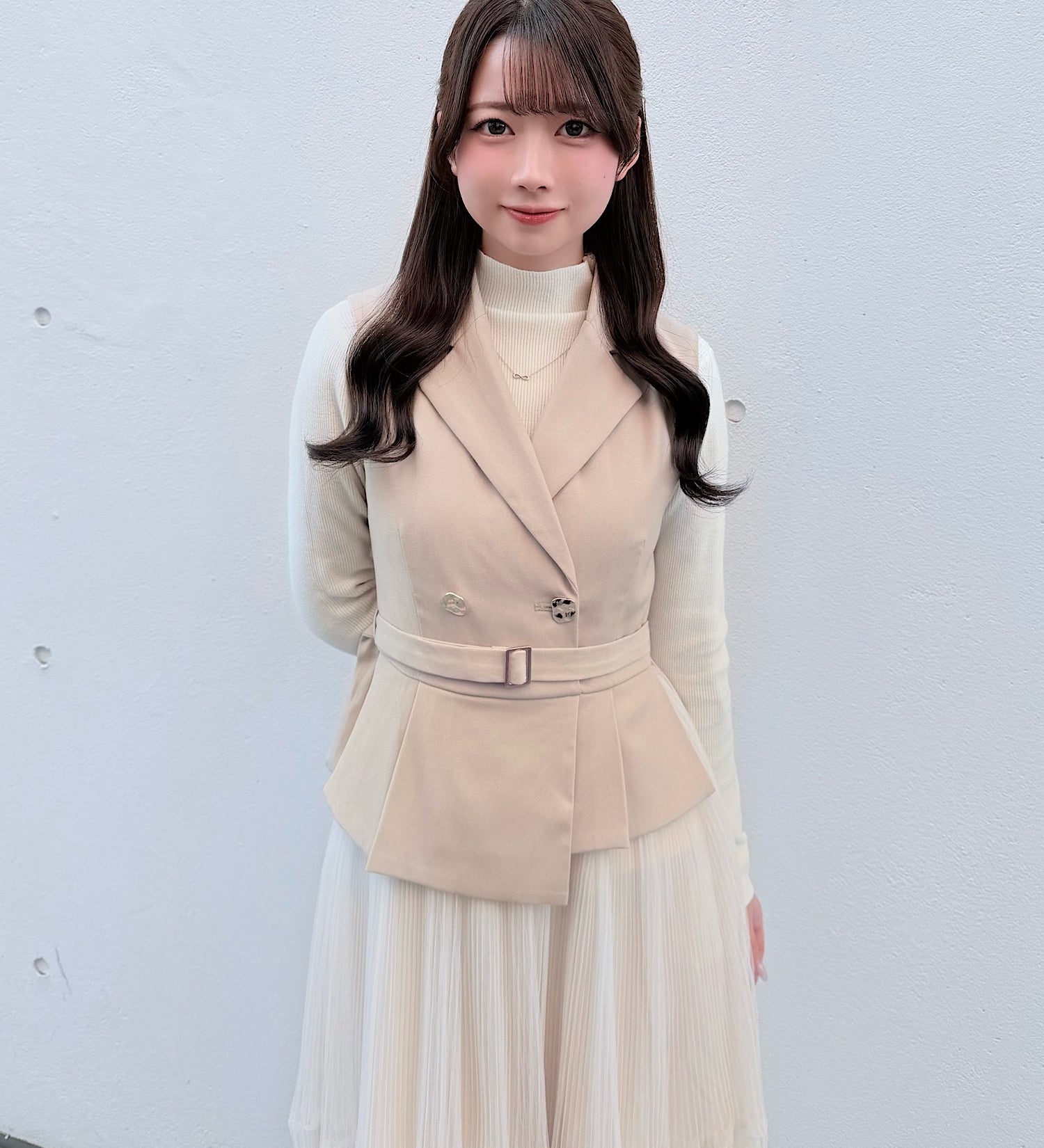 テーラードジレドッキングワンピース