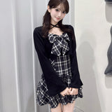 【SNSで大人気♡】リボンアンサンブルワンピース