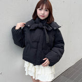 ボウタイダウンジャケット