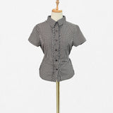 【SPECIAL PRICE】フリルチェックシャツ