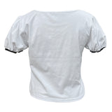 レースフリルTシャツ