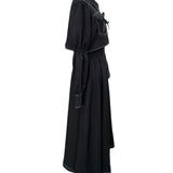 【公式オンライン先行販売！】ロングレイヤードフロントジップワンピース