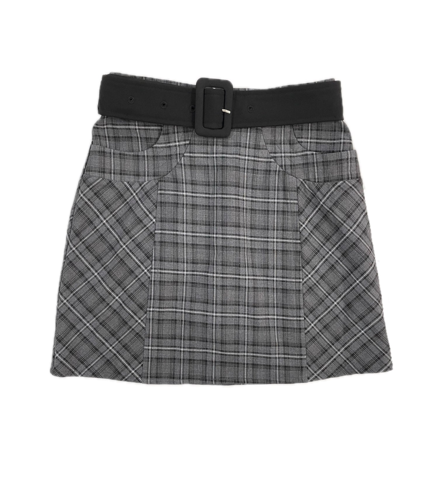 【予約商品 1月下旬発送】チェックミニタイトスカート