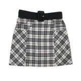 【予約商品 1月下旬発送】チェックミニタイトスカート