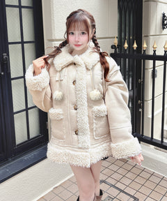 【予約商品10月下旬お届け】ムートンコート